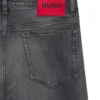 Graue Slim-Fit-Jeans aus Stretch-Denim