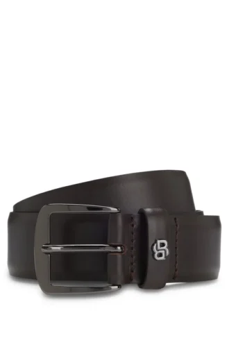 Gürtel aus italienischem Leder mit Double-B-Monogramm