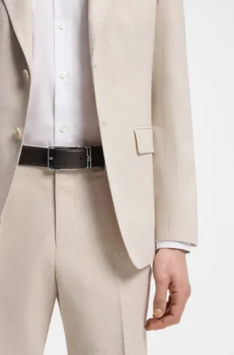 Gürtel aus italienischem Leder mit Double-B-Monogramm