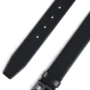 Gürtel aus italienischem Leder mit Double-B-Monogramm-Schnalle Gürtel aus italienischem Leder mit Double-B-Monogramm-Schnalle