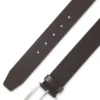 Gürtel aus italienischem Leder mit logogravierter Schnalle Gürtel aus italienischem Leder mit logogravierter Schnalle