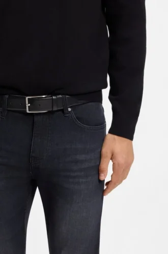Gürtel mit Dornschließe aus italienischem Leder
