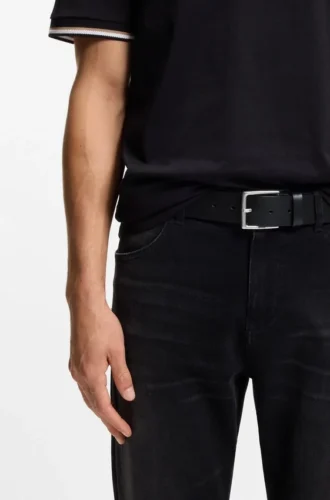 Gürtel mit Dornschließe aus italienischem Leder