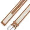 Gürtel mit Dornschließe aus Leder und Canvas