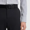 Gürtel mit farblich passender Schnalle aus italienischem Leder