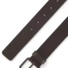 Gürtel mit farblich passender Schnalle aus italienischem Leder