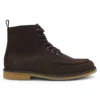 Halbstiefel aus Wildleder mit Kreppsohle