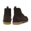 Halbstiefel aus Wildleder mit Kreppsohle