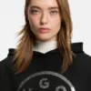 Happy-HUGO-Hoodie aus Baumwollfrottee