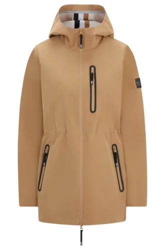 Hardshell-Parka im Reiter-Stil mit wasserabweisender Beschichtung