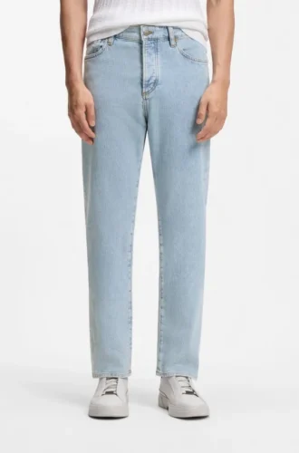Hellblaue Jeans aus komfortablem Stretch-Denim