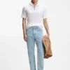 Hellblaue Jeans aus komfortablem Stretch-Denim