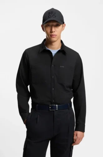 Hemd in lockerer Passform aus weichem Twill