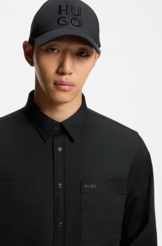 Hemd in lockerer Passform aus weichem Twill