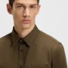 Hemd in lockerer Passform aus weichem Twill