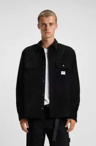 Hemd in Oversize-Passform aus Baumwoll-Cord