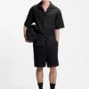 Hemd in Oversize-Passform aus Baumwolle mit Papier-Touch