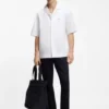 Hemd in Oversize-Passform aus Baumwolle mit Papier-Touch