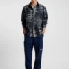 Hemd in Oversize-Passform aus Denim mit Jacquard-Muster