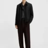 Hemd in Oversize-Passform aus glänzendem Twill Hemd in Oversize-Passform aus glänzendem Twill