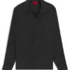 Hemd in Oversize-Passform aus glänzendem Twill Hemd in Oversize-Passform aus glänzendem Twill