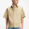 Hemd in Oversize-Passform aus Slub-Baumwolle mit aufgesetzten Taschen