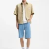 Hemd in Oversize-Passform aus Slub-Baumwolle mit aufgesetzten Taschen