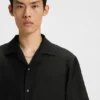 Hemd in Oversize-Passform aus Twill aus Wollmischung