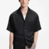 Hemd in Oversize-Passform mit Jacquard-Muster
