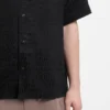 Hemd in Oversize-Passform mit Jacquard-Muster