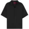 Hemd in Oversize-Passform mit Jacquard-Muster