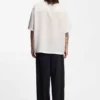 Hemd in Oversize-Passform mit Pferderenn-Print