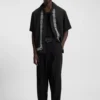 Hemd in Oversize-Passform mit Stickmuster