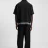 Hemd in Oversize-Passform mit Stickmuster