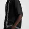 Hemd in Oversize-Passform mit Stickmuster