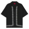 Hemd in Oversize-Passform mit Stickmuster