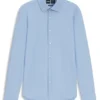 Hemd in Regular-Fit aus strukturiertem Stretch-Jersey Hemd in Regular-Fit aus strukturiertem Stretch-Jersey