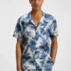 Hemd in Regular-Fit mit Allover-Print