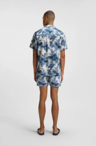 Hemd in Regular-Fit mit Allover-Print