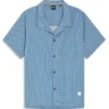 Hemd in Regular-Fit mit Allover-Print