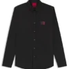 Hemd in Relaxed-Fit aus Stretch-Baumwoll-Canvas