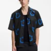 Hemd in Relaxed-Fit mit Logo-Print