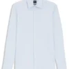 Hemd in Slim-Fit-Passform aus italienischem Performance-Stretch-Jersey Hemd in Slim-Fit-Passform aus italienischem Performance-Stretch-Jersey