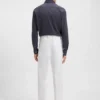 Hemd in Slim-Fit-Passform aus strukturiertem Baumwolljersey