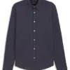 Hemd in Slim-Fit-Passform aus strukturiertem Baumwolljersey