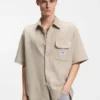 Hemden in Relaxed-Fit aus Baumwolle mit Waffelstruktur Hemden in Relaxed-Fit aus Baumwolle mit Waffelstruktur