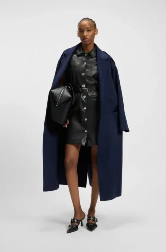 Hemdkleid aus Kunstleder