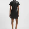 Hemdkleid aus Kunstleder