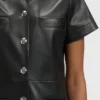 Hemdkleid aus Kunstleder