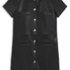 Hemdkleid aus Kunstleder